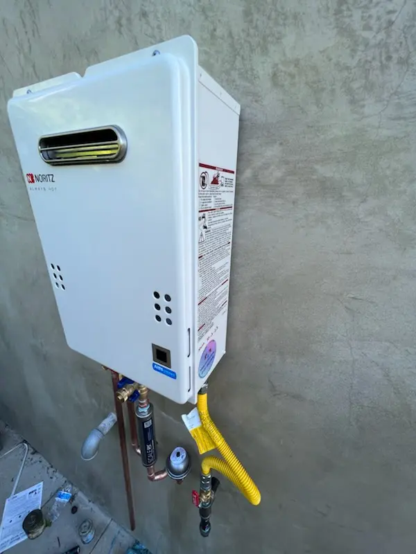 Tankless water heater installation for Maple Lake homes