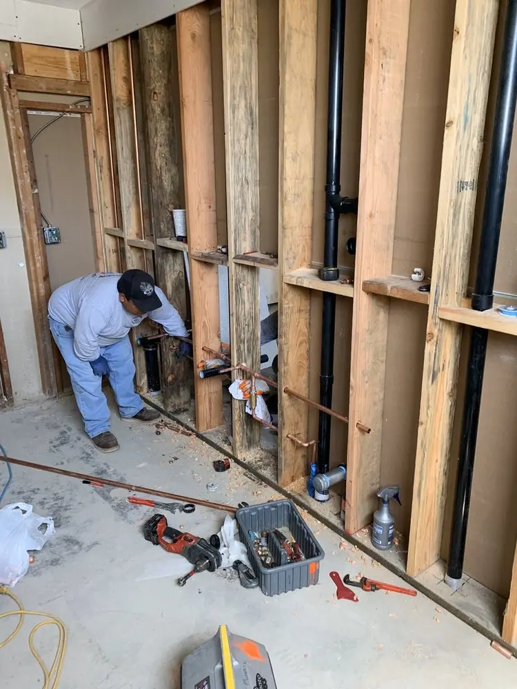 Commercial rough-in plumbing for Commercial Plumbing in Maple Lake